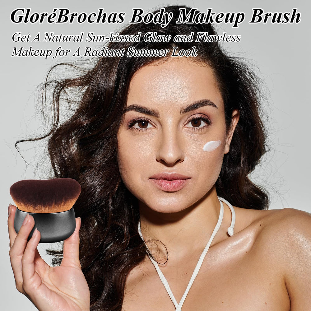 GloréBrochas ergonomic non-slip handle provides comfortable control during wet or lotion application.