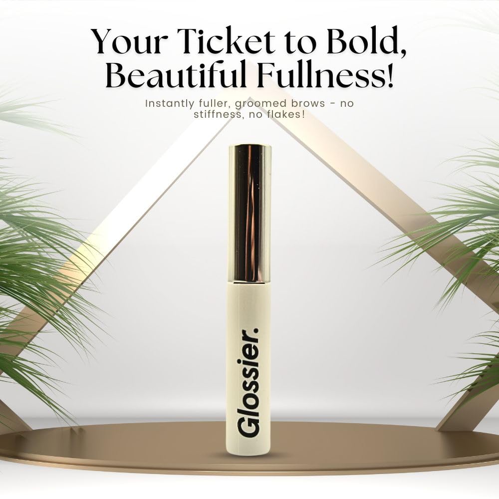 Glossier Boy Brow gluten-free cruelty-free packaging shot for conscious beauty.