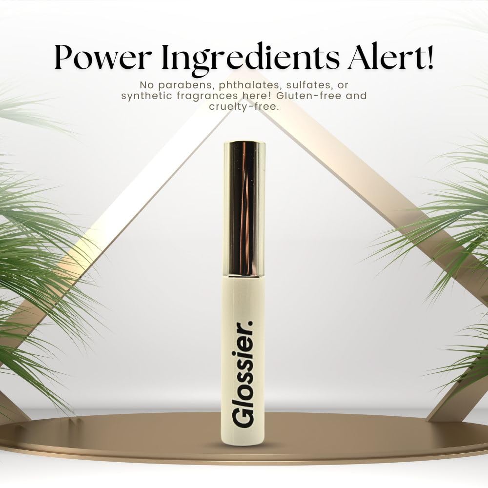 Glossier Boy Brow oleic acid texture close-up illustrating moisture for brows.