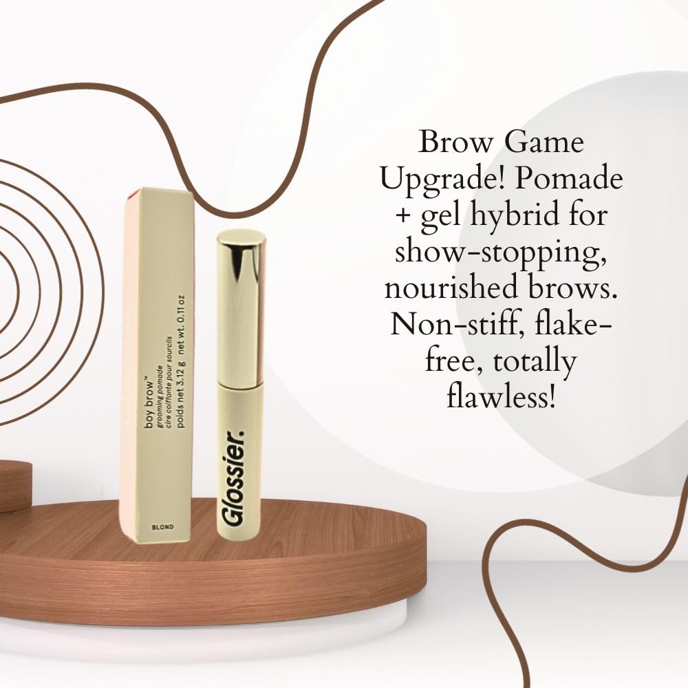 Glossier Boy Brow brush-applicator demonstrates easy, flexible hold for everyday grooming