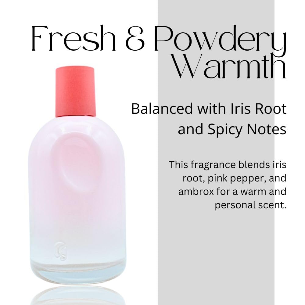 Glossier You translucent bottle glows under light, hinting at a sheer scent