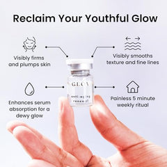 Glov Beauty 24k Gold-Plated Stamp Head enables precise, even serum distribution.