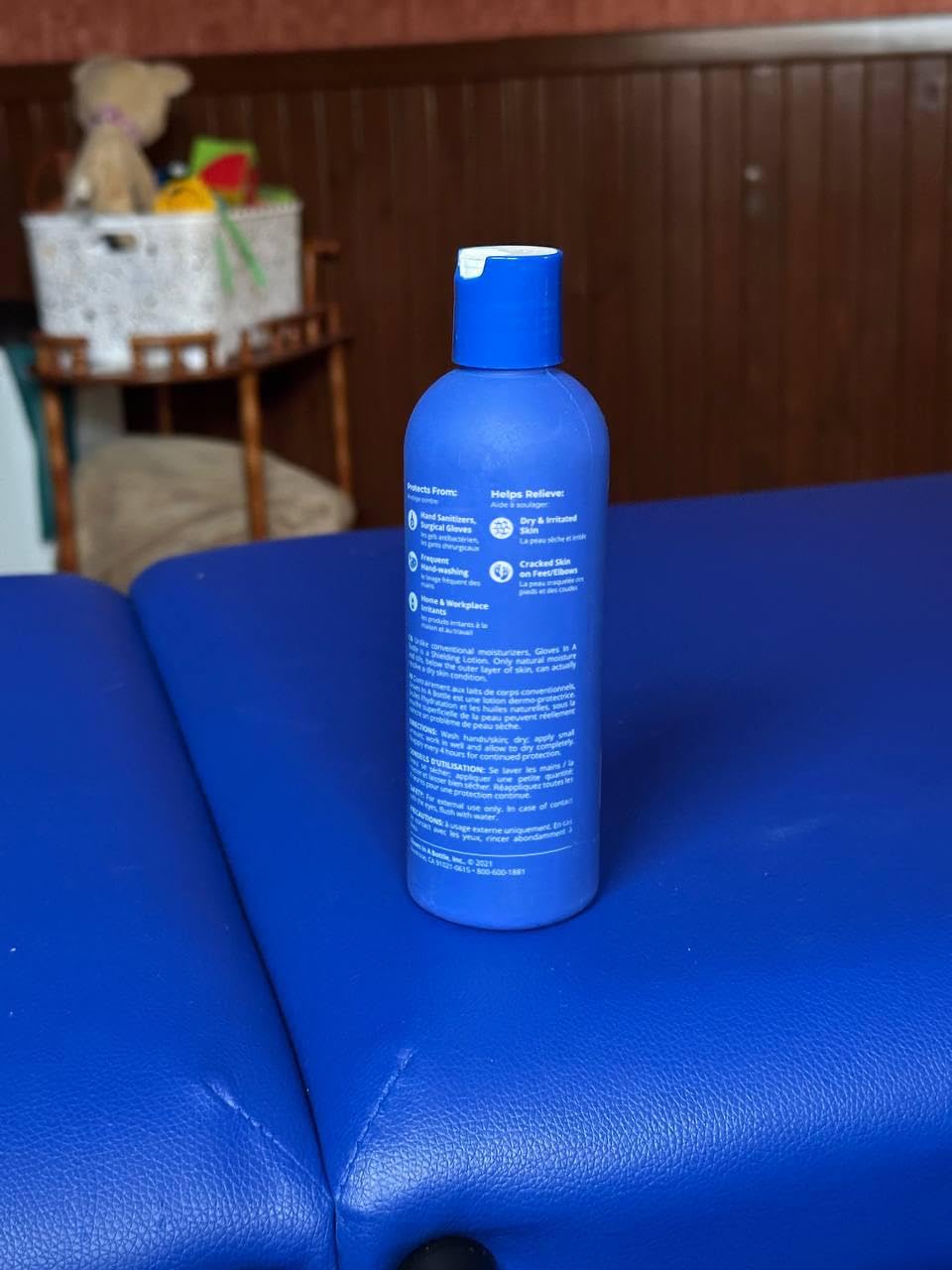 Gloves In A Bottle nurse-using-hand-cream care routine on shift