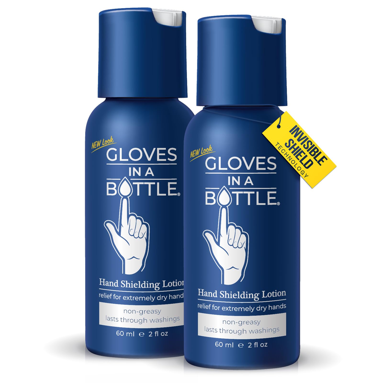 Gloves In A Bottle Shielding Lotion 2oz front view shows non-greasy, long-lasting moisture protection.