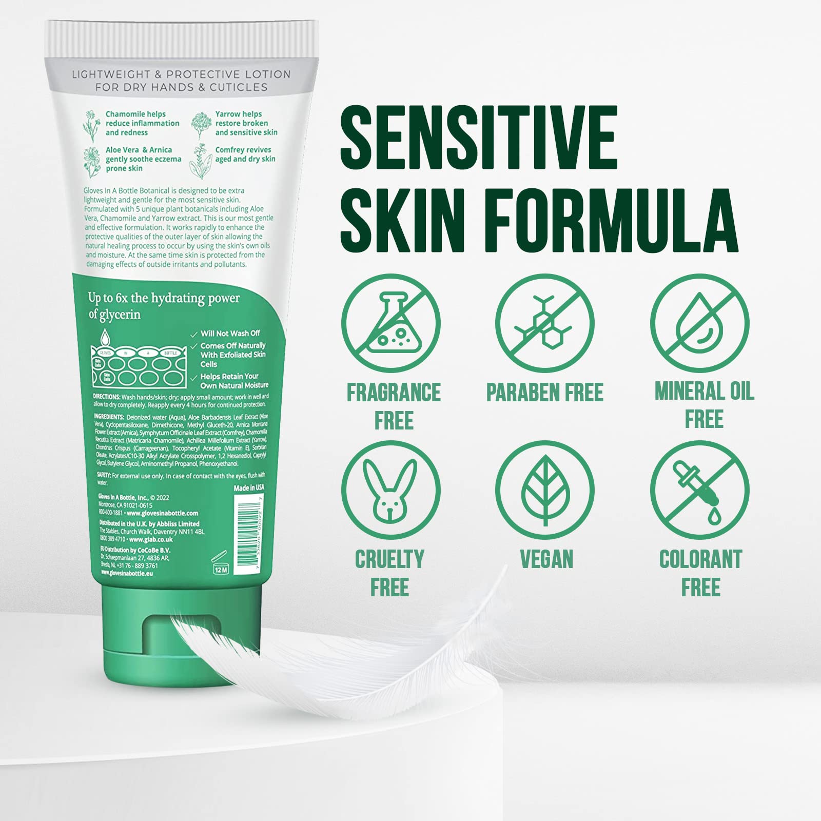 Gloves In A Bottle made in USA—carefully crafted shielding lotion.