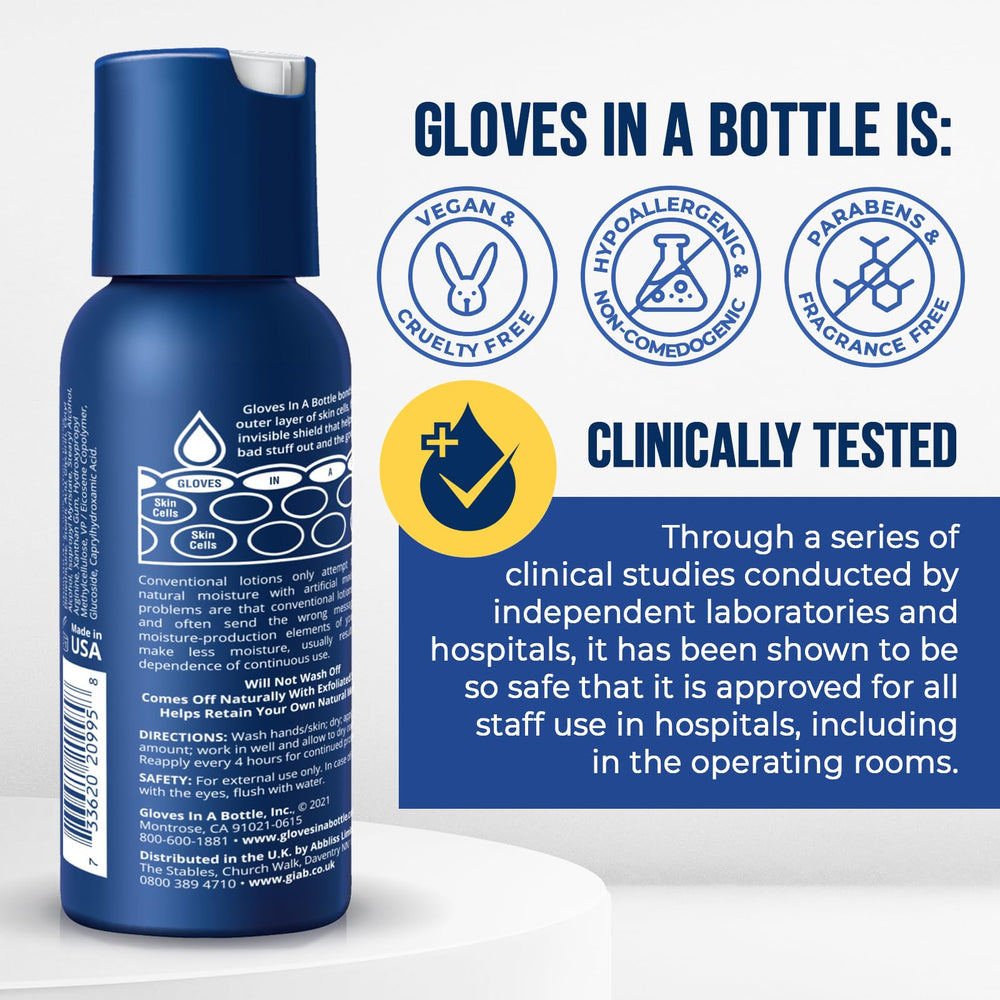 Gloves In A Bottle Shielding Lotion non-greasy absorption communicates lightweight feel