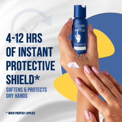 Gloves In A Bottle Shielding Lotion texture closeup showing non-greasy absorption