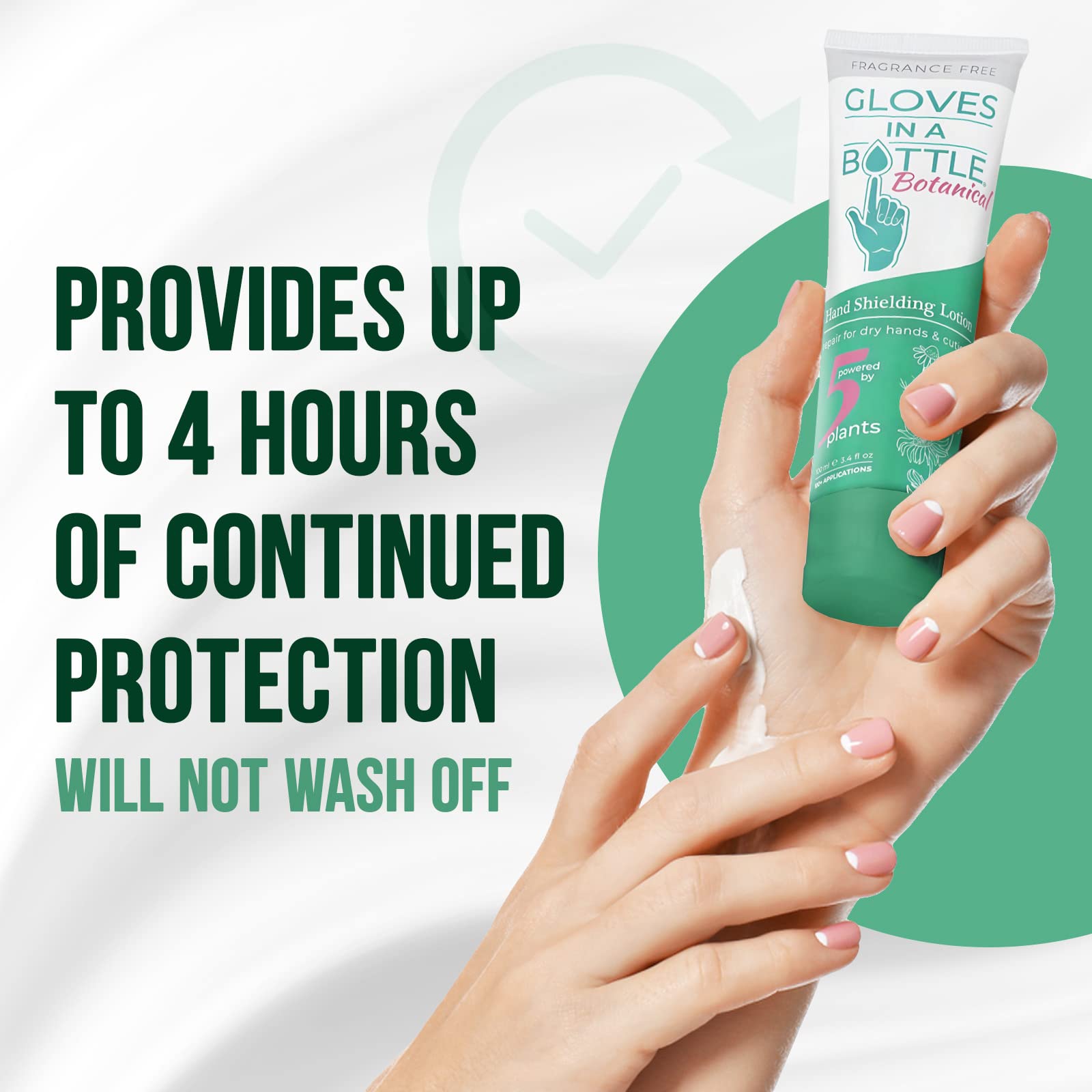 Gloves In A Bottle travel size—fits in a pocket for on-the-go care.