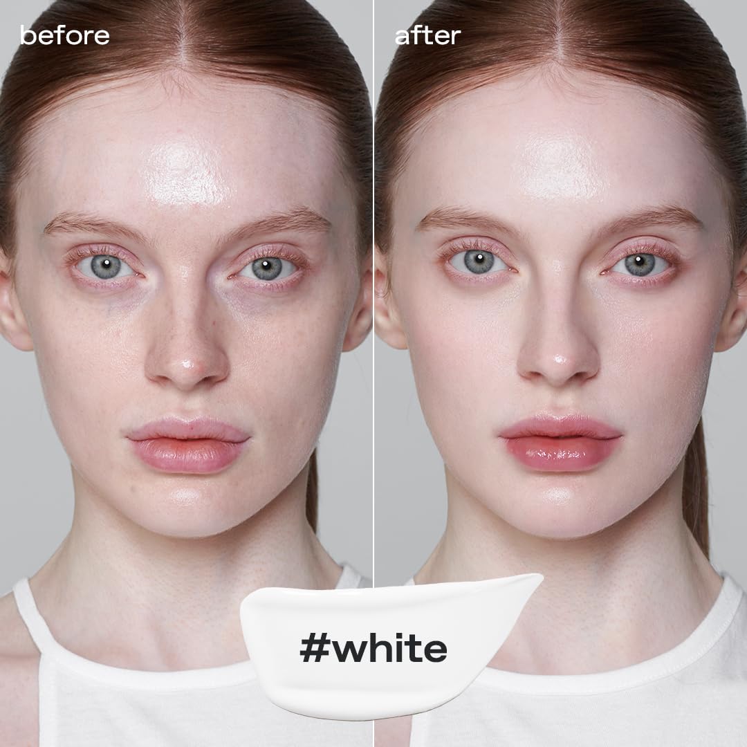 Aplicación suave con glow crema BB, sensación hidratante en la piel.