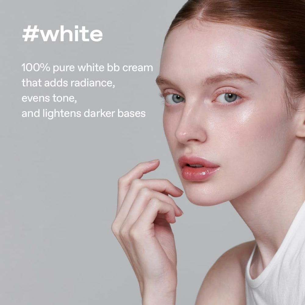 Glow bb texture swatch reveals smooth, skin-like finish and even tone.