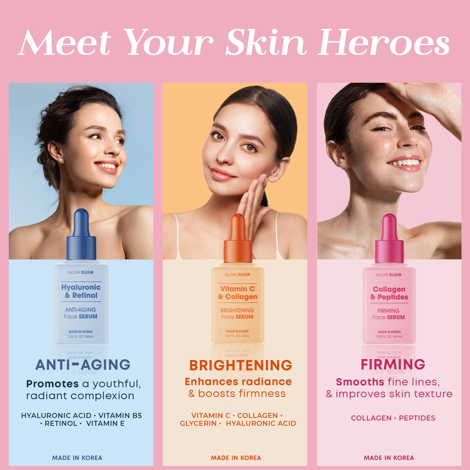 Glow Elixir satisfaction guarantee seal indicating risk-free purchase option.