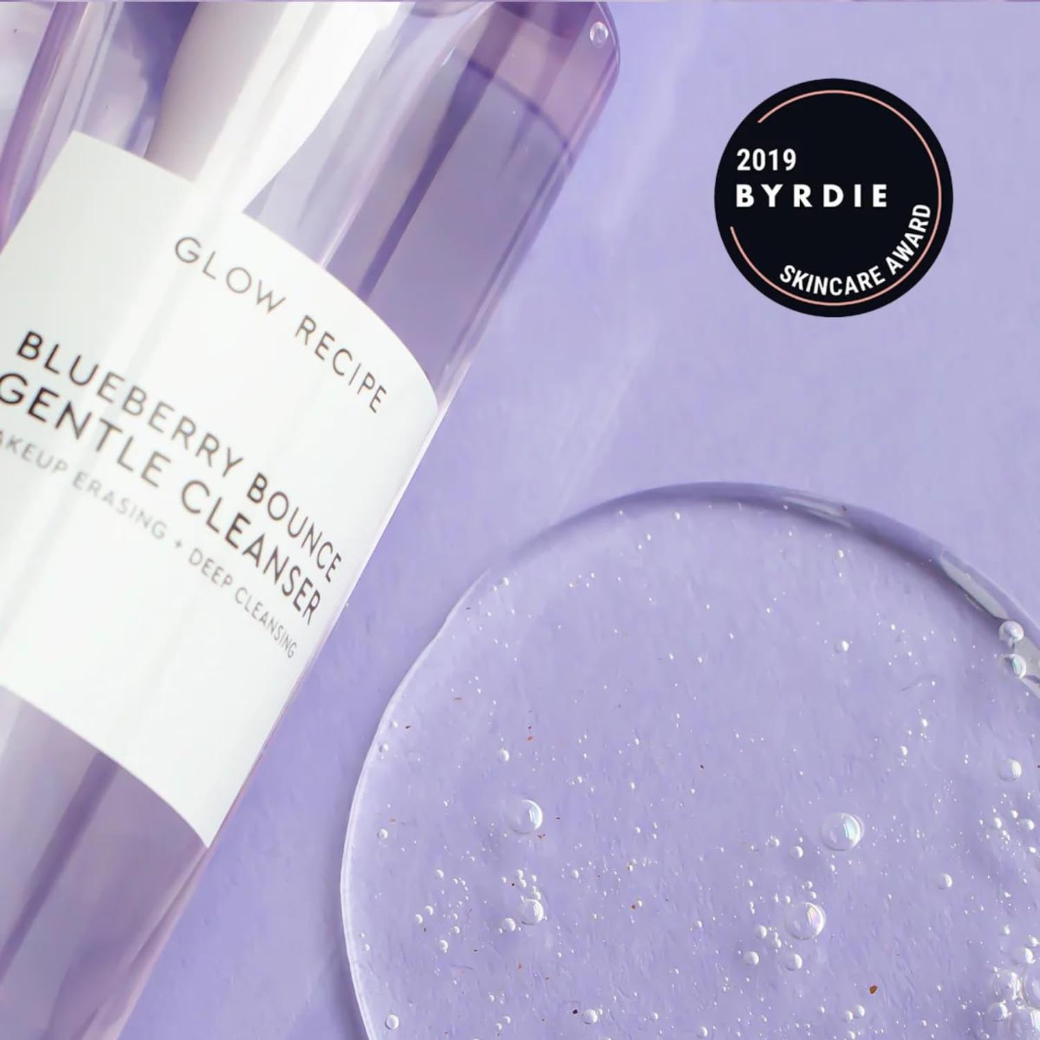 Glow Recipe Blueberry Bounce ingredients image centers on blueberry extract and hydration benefits.