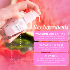 Glow Recipe Blur Drops pore-minimizer application demonstrating pore refinement