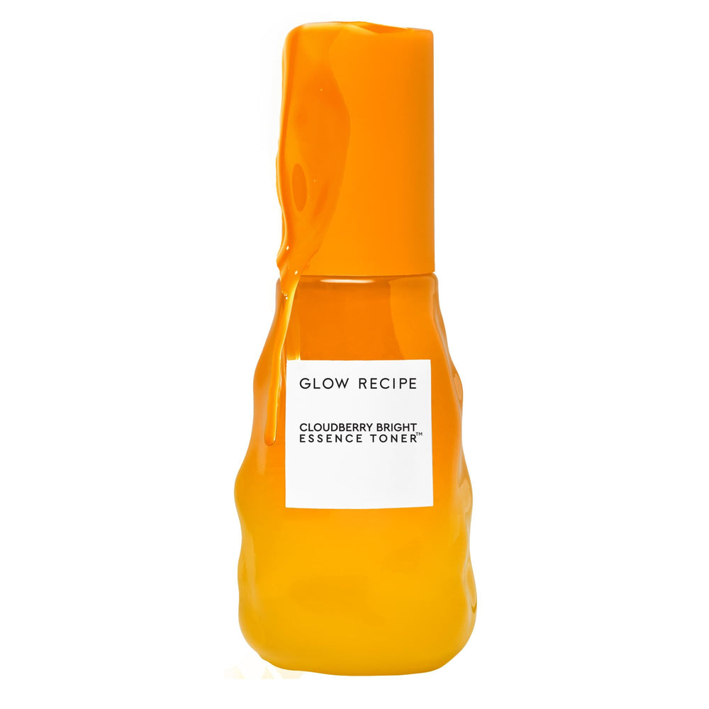 Glow Recipe Cloudberry Brightening Toner travel-size bottle for radiant, hydrated skin.