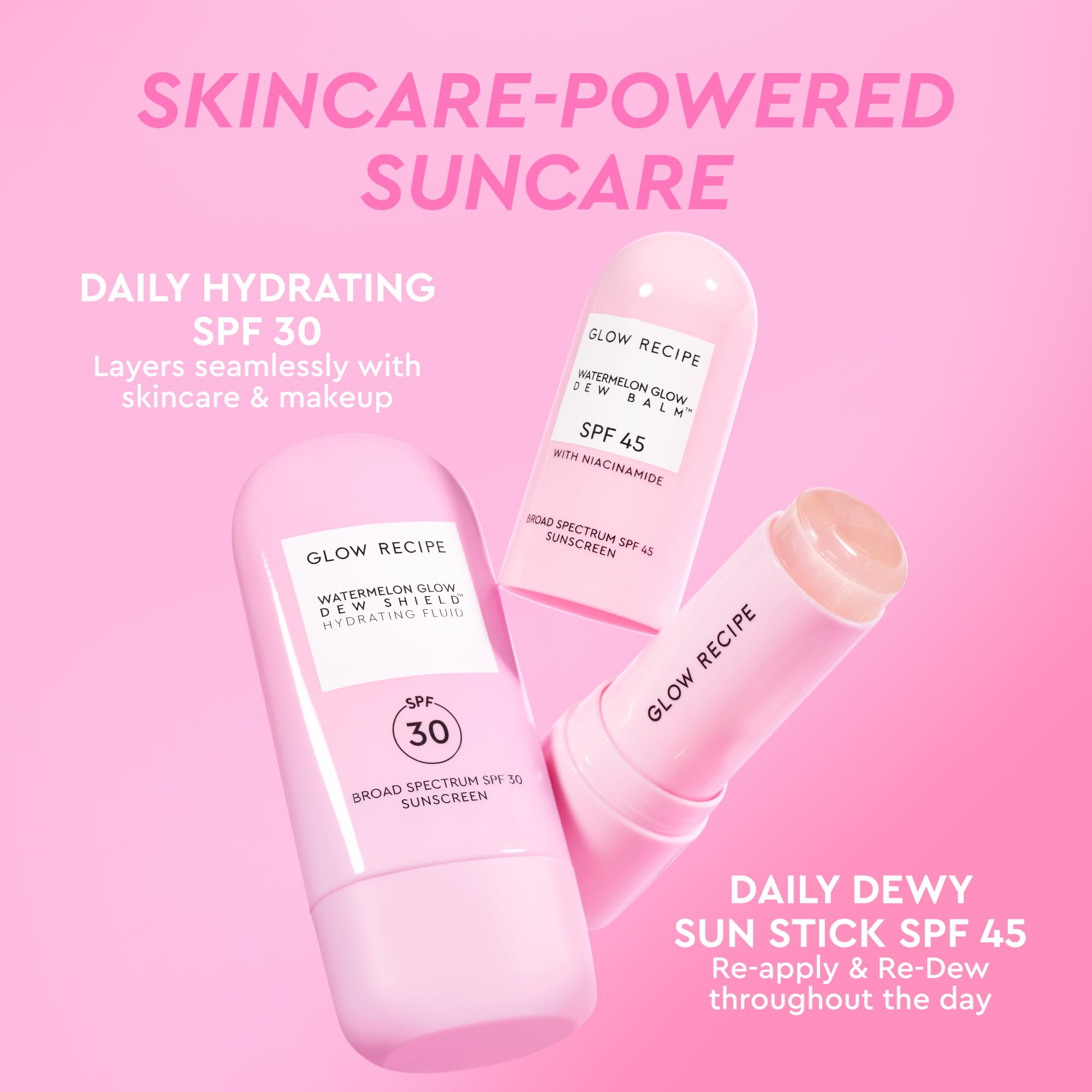 Glow Recipe Dew Shield vegan cruelty-free badge, clean suncare you can trust.