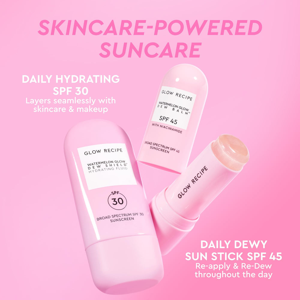 Glow Recipe Dew Shield vegan cruelty-free badge, clean suncare you can trust.