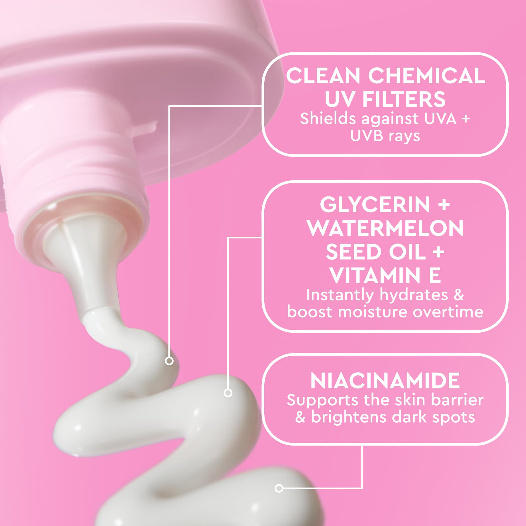 Glow Recipe Dew Shield with watermelon seed oil, visual highlight, calming and nourishing.