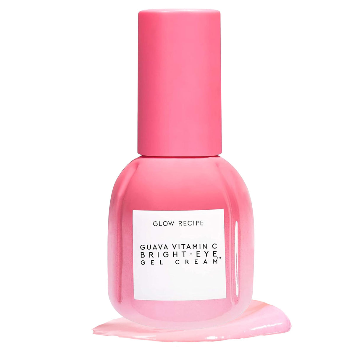 Glow Recipe Guava Vitamin C Brightening Eye Gel packaging close-up for premium hydration