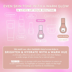 Glow Recipe Hue Drops foundation-mix boosts luminosity with a touch of warmth.