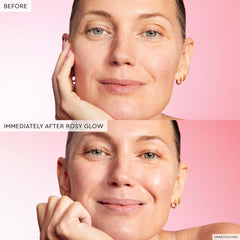 Hue Drops swatch reveals warm-rose tint for brightness