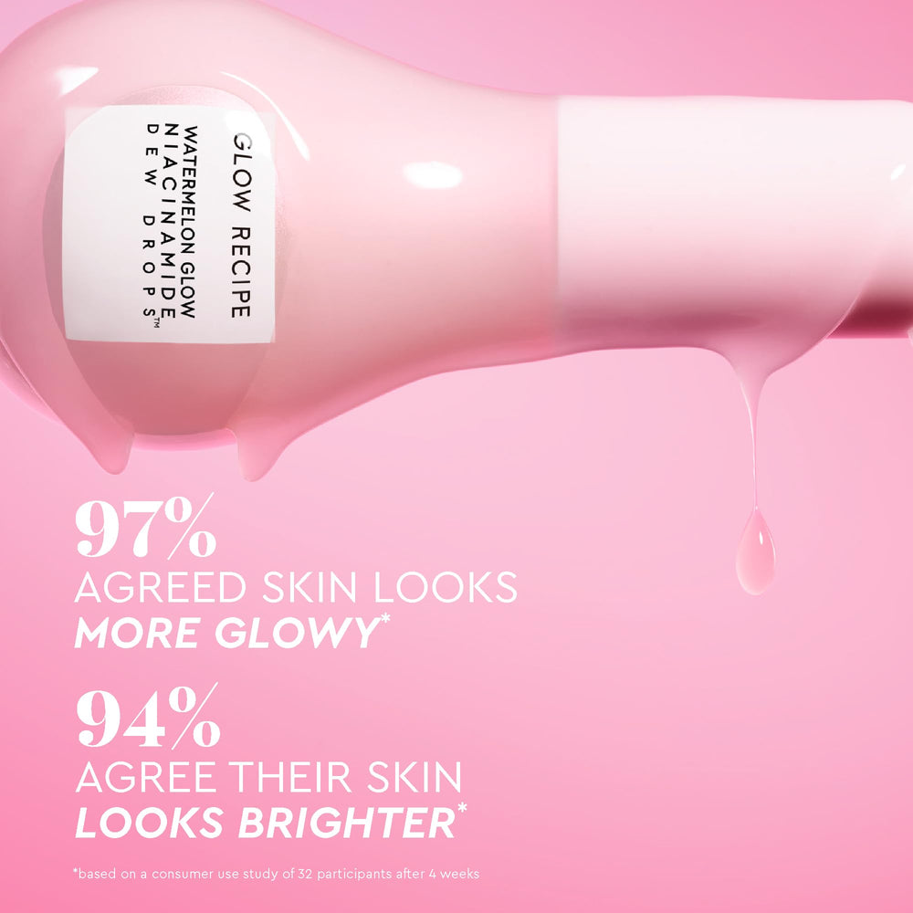 Glow Recipe Hue Drops Rosy Glow swatch showing buildable color.