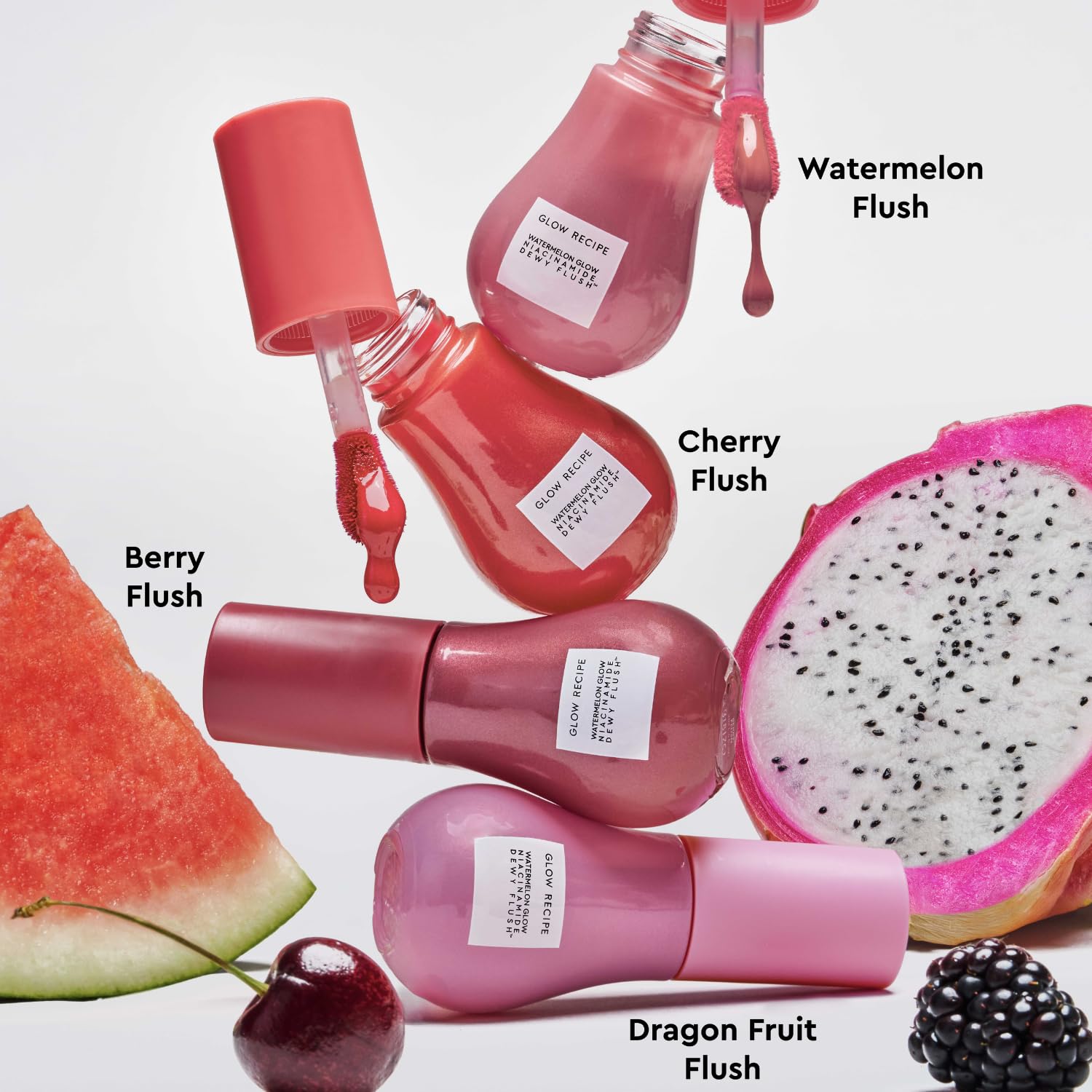 Glow Recipe Niacinamide Dewy Flush ingredient highlight featuring niacinamide benefits.