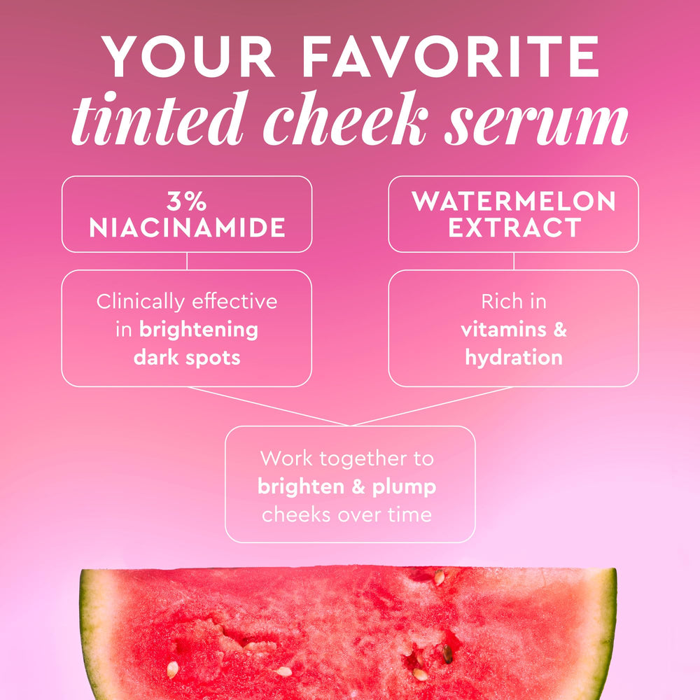 Glow Recipe Niacinamide Dewy Flush tint-swirl highlights sheer dewy finish