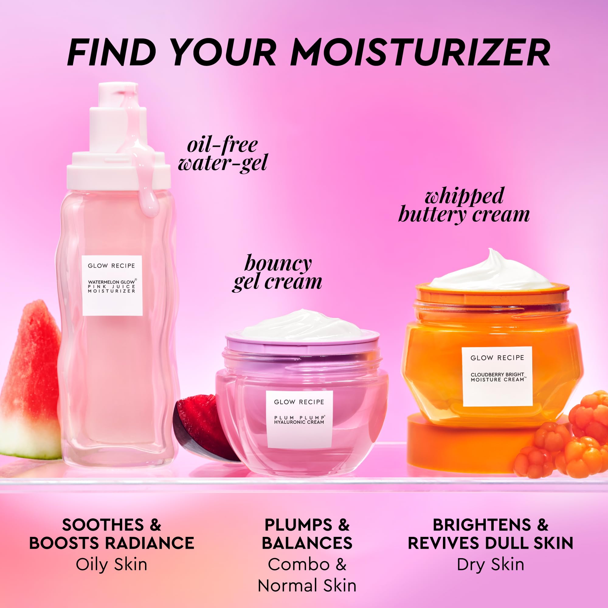 Glow Recipe Pink Juice Water Gel hyaluronic acid plump effect