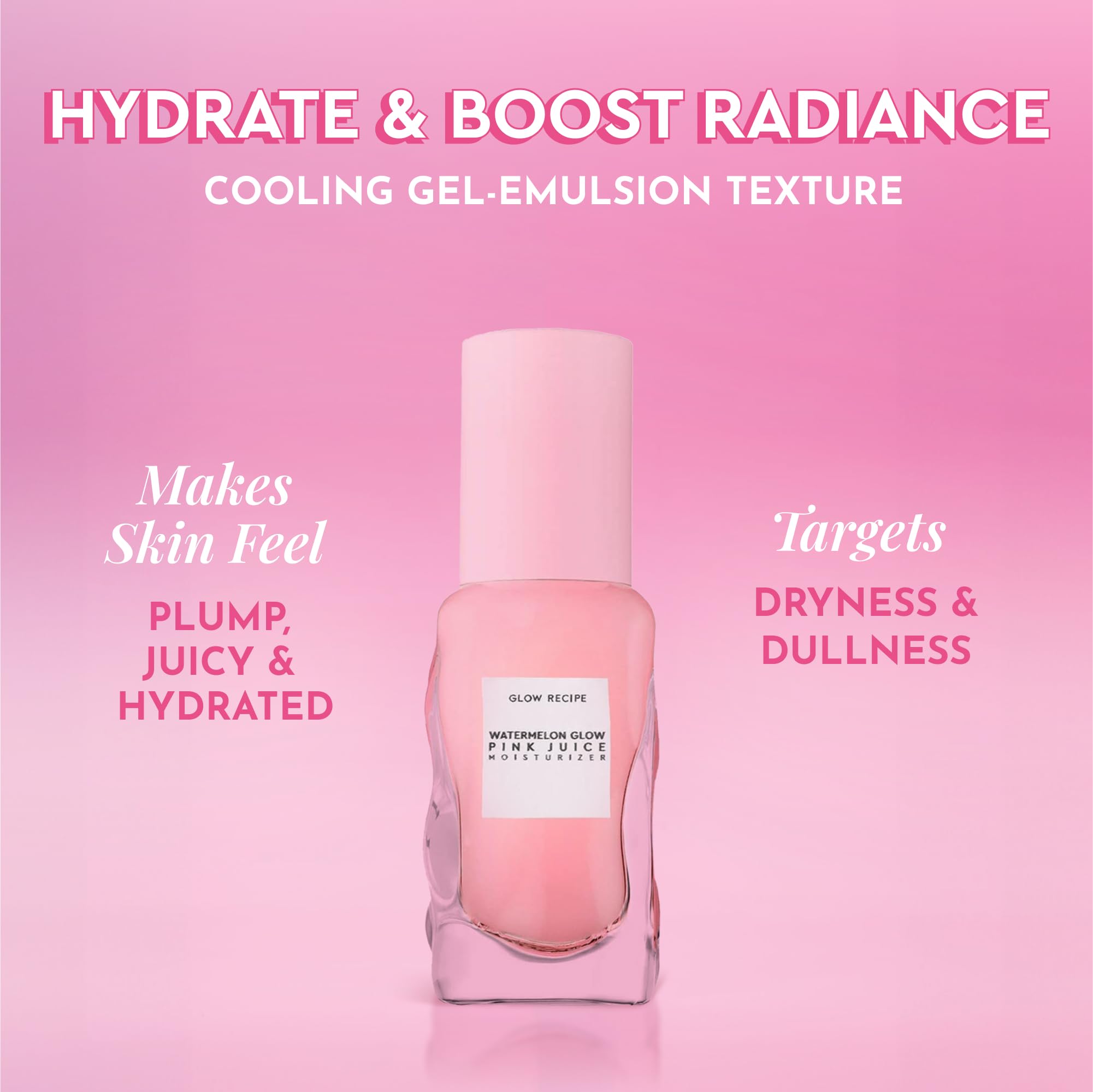 Glow Recipe Pink Juice Water Gel in morning and night routine