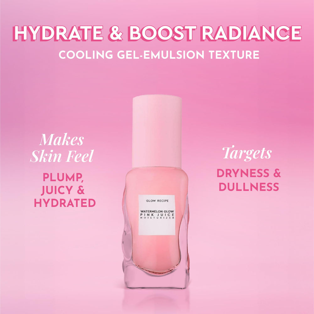Glow Recipe Pink Juice Water Gel in morning and night routine