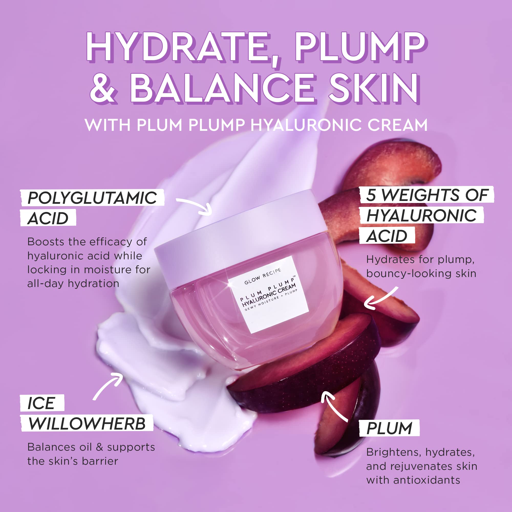 Glow Recipe Plum Plump application-gently demonstrates quick absorption without greasiness.