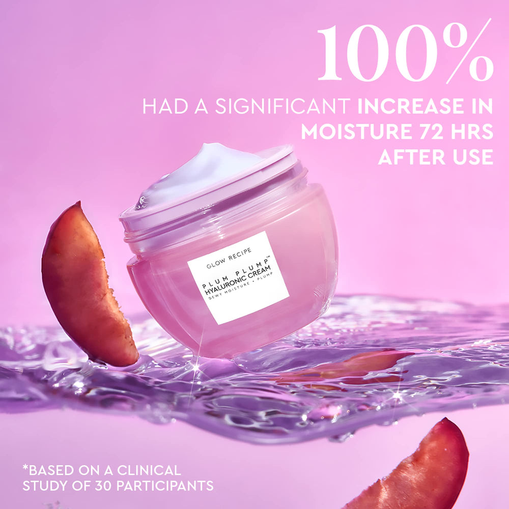 Glow Recipe Plum Plump refillable jar packaging promotes sustainable skincare routine