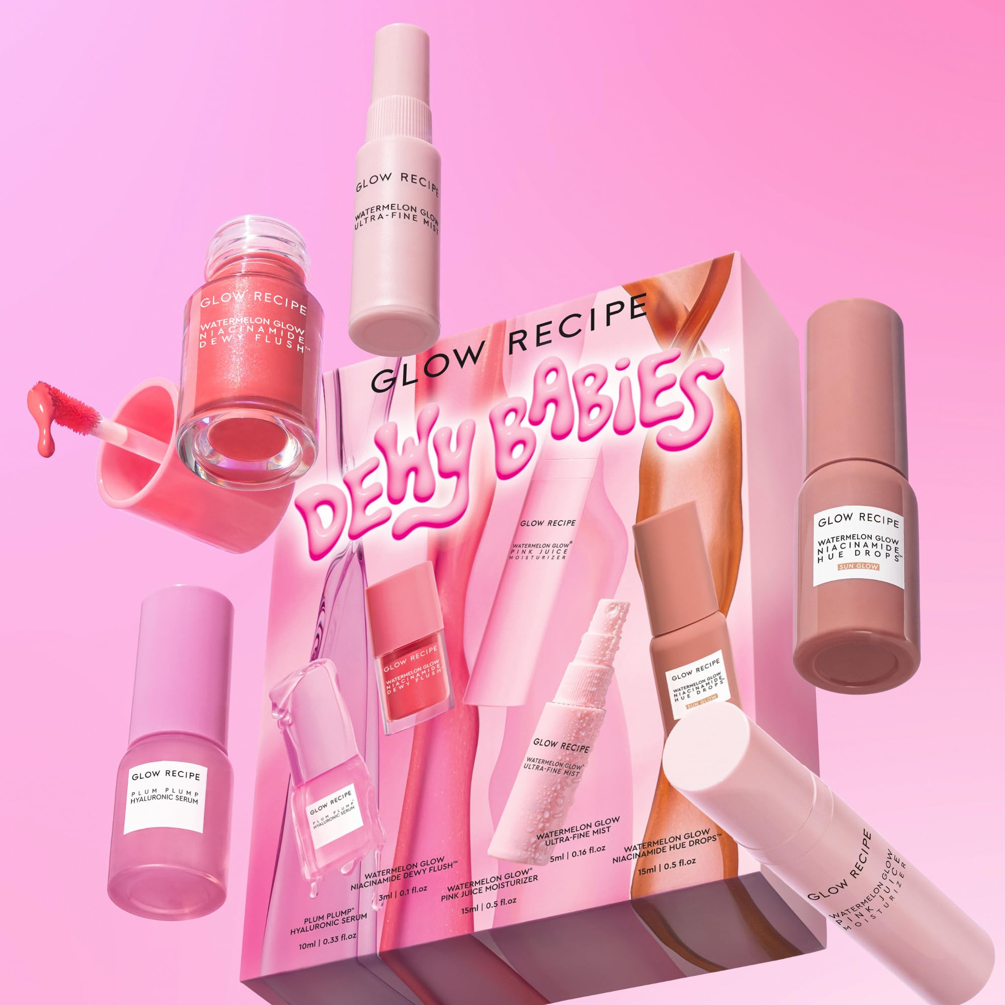Glow Recipe Plum Plump Serum bottle highlighting hydrating plump skin benefits.