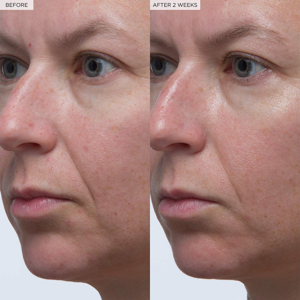 Glow Recipe Serum dispensing pump demonstrates easy 1-2 pump application for targeted hydration.