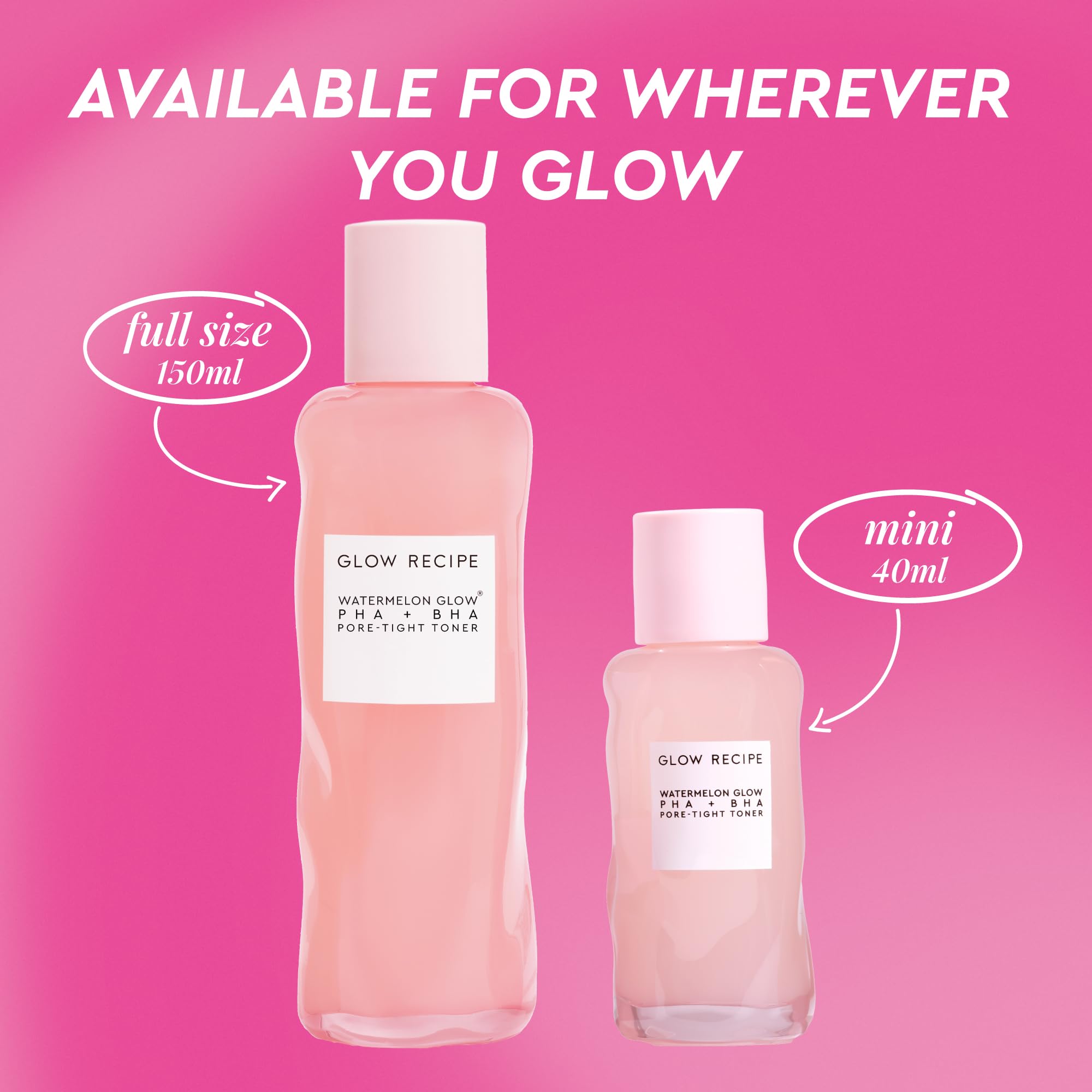 Glow Recipe Toner palm application shows easy, even layering into the skincare routine