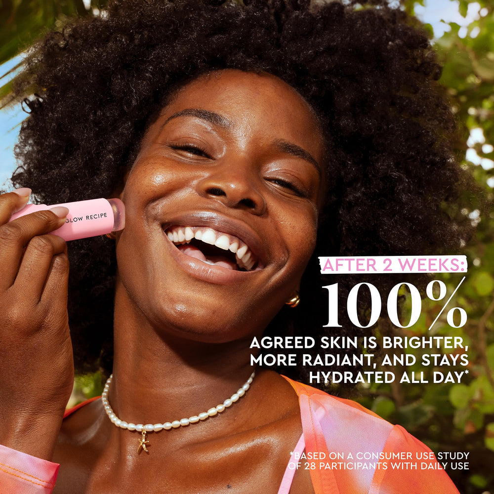 Glow Recipe travel-friendly packaging shown for on-the-go protection.