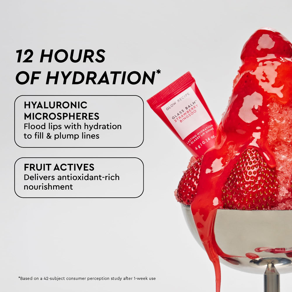 Glow Recipe vegan cruelty-free packaging close-up emphasizes sustainable materials.