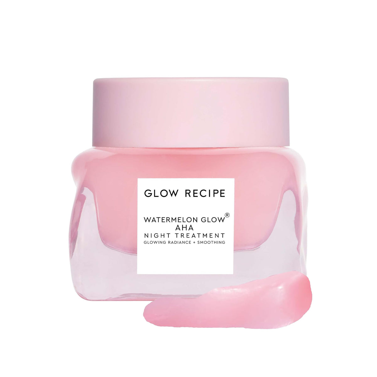 Glow Recipe Watermelon Glow Night Treatment bottle shows travel-size convenience for overnight glow
