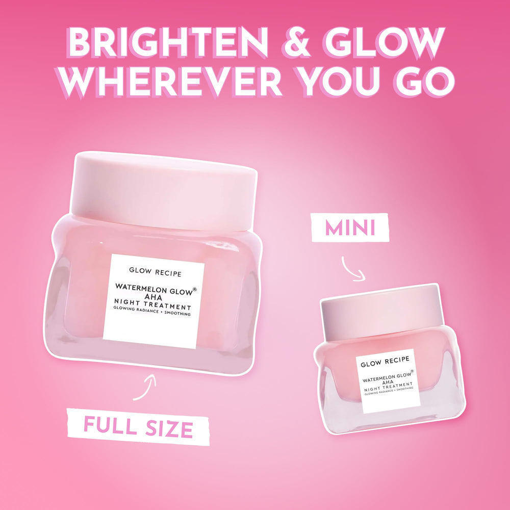 Glow Recipe Watermelon Glow Night Treatment pillow-proof wear after overnight use