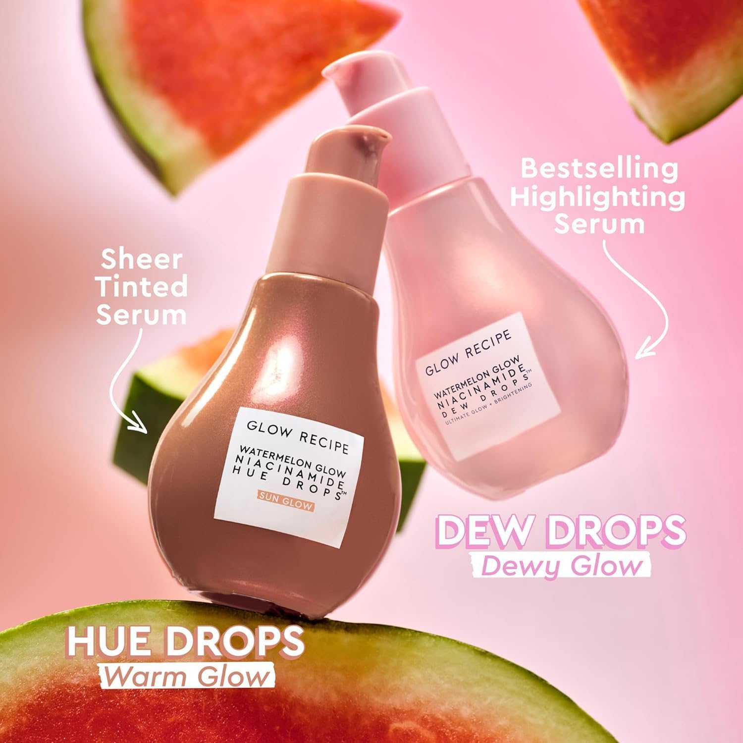 Glow Recipe Watermelon Niacinamide Dew Drops with hyaluronic acid provides hydration