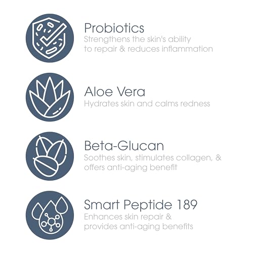 Glowbiotics probiotic cleanser foamy-lather showing creamy texture for makeup removal.
