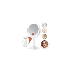 Glowtop lighted makeup mirror front view for everyday beauty routines