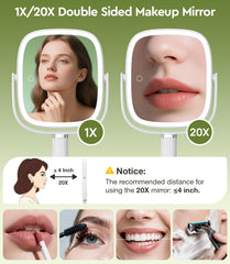Glowtop 1x mirror surface for everyday view with soft illumination.