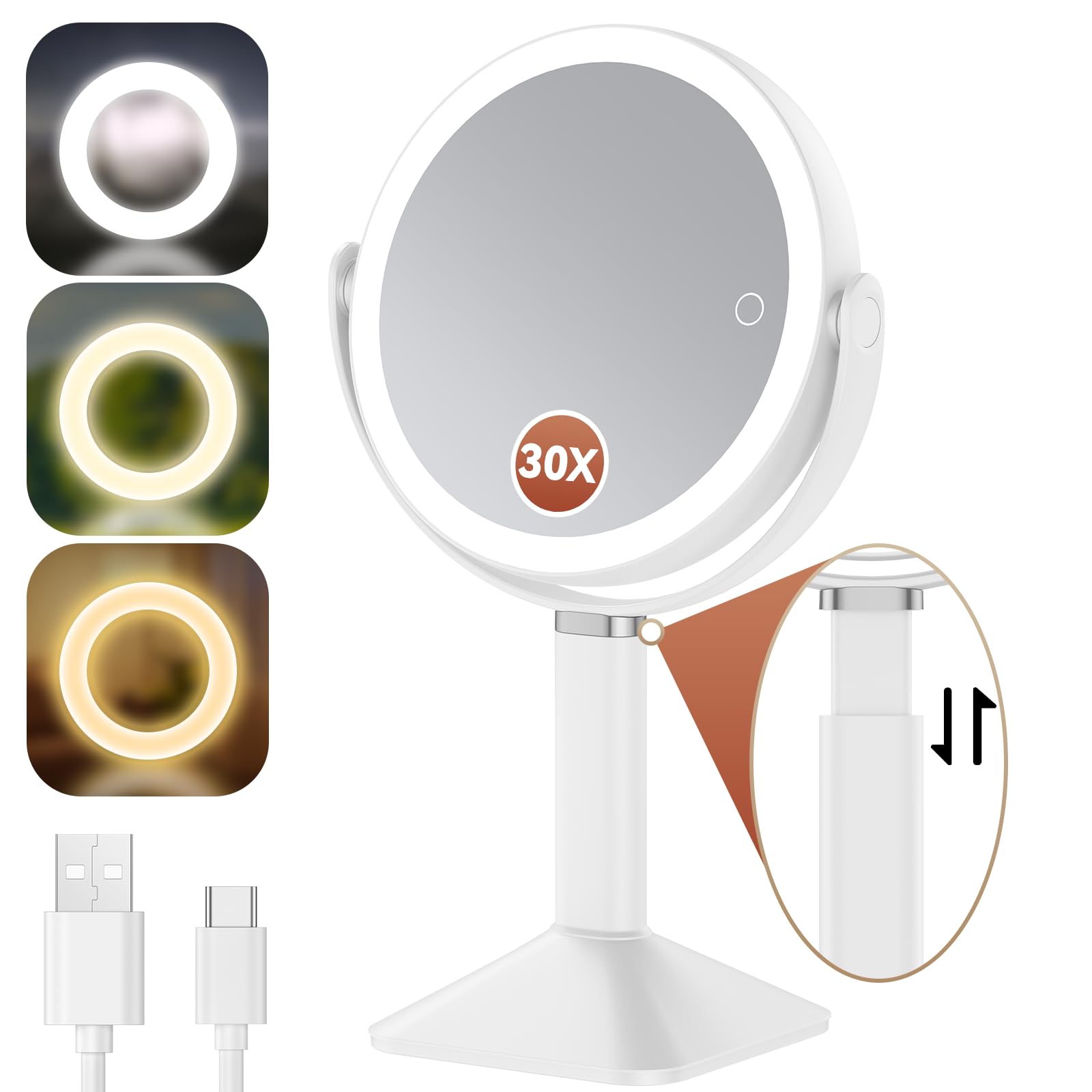 Glowtop mirror auto-off and memory feature for energy efficiency