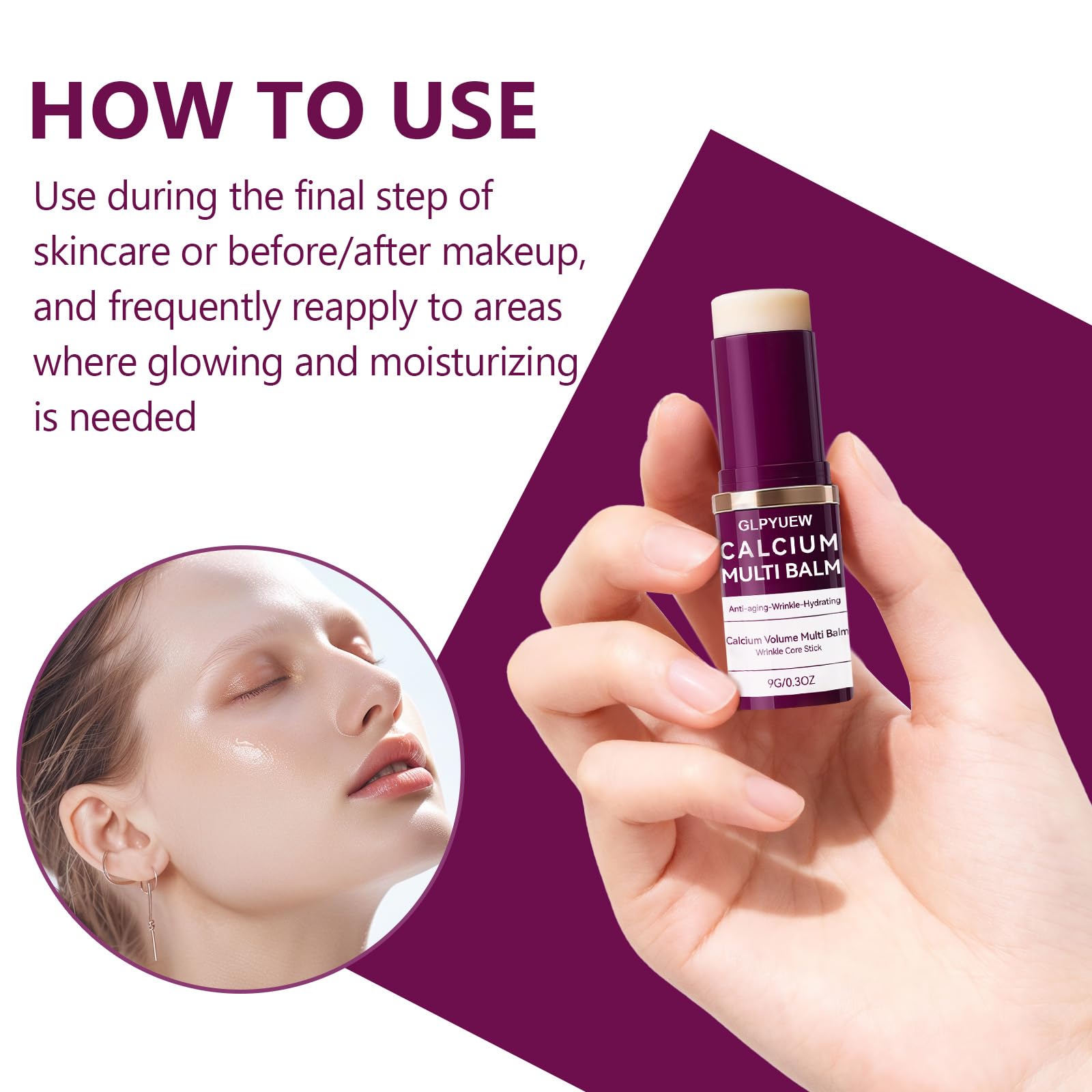 GLPYUEW Cemenrete Calcium Multi Balm forms a moisture barrier to lock in hydration