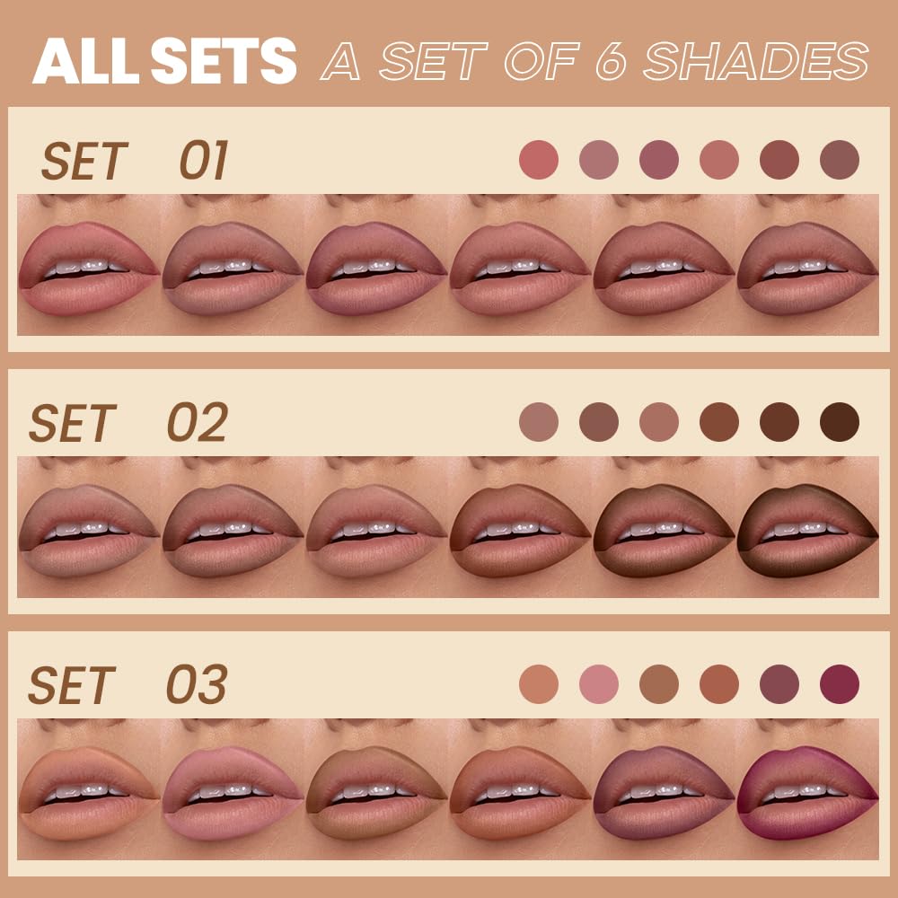 GLSFACE slim tip design sharpening for sculpted lips and precise lines
