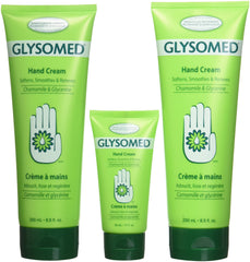 Glysomed hand cream combo pack front image shows bundle for hydration and convenience.