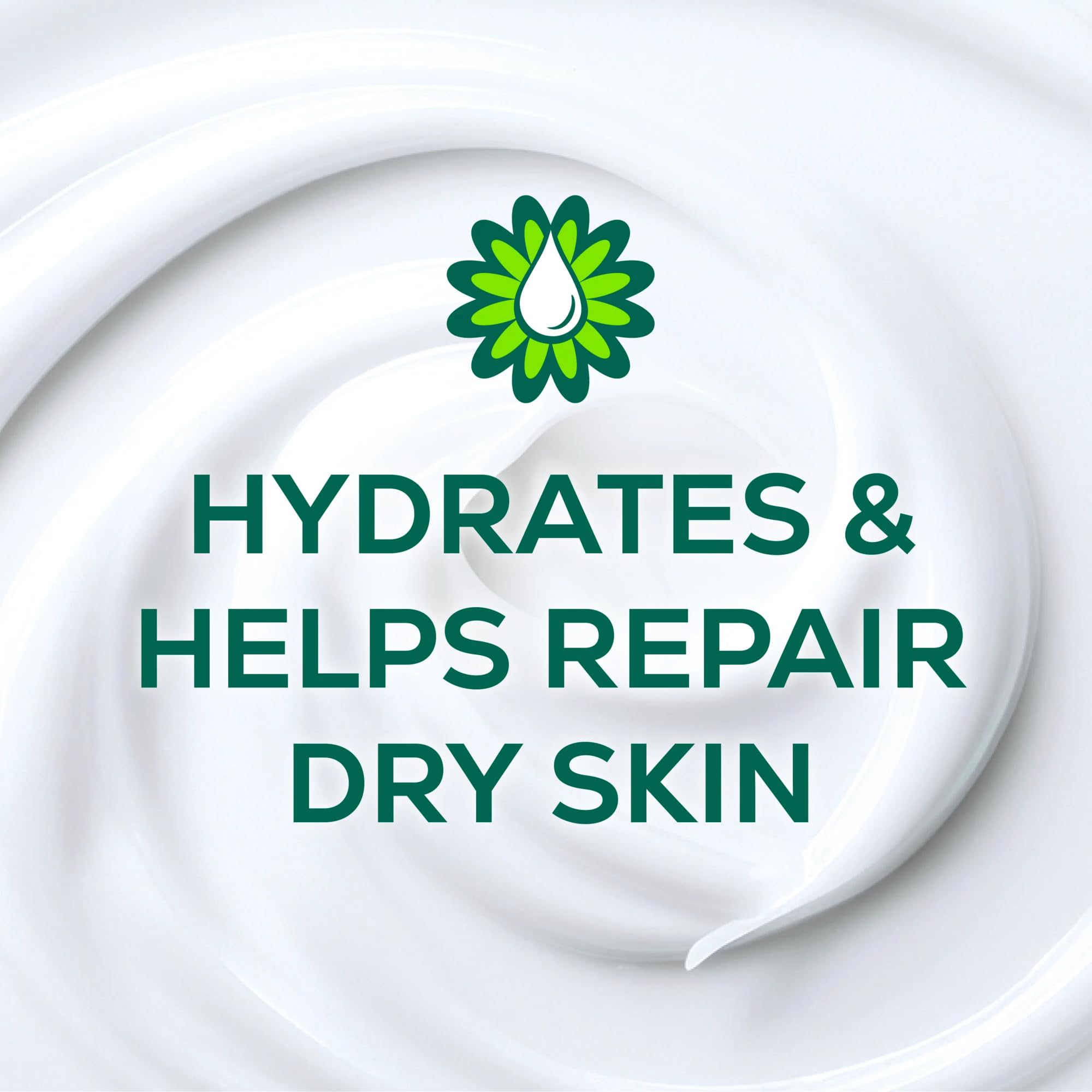 Glysomed unscented clinical-testing seal communicates hydration benefits.