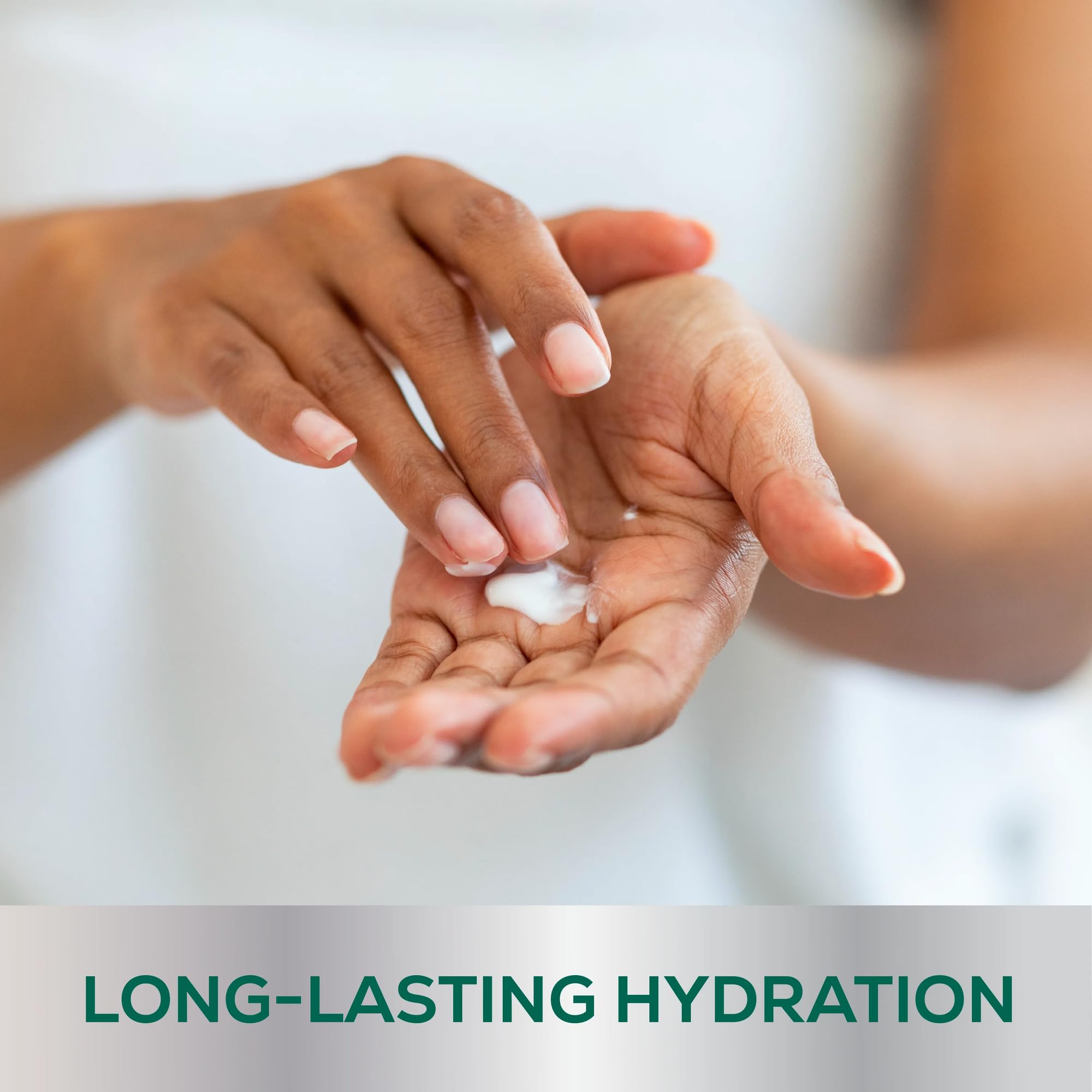 Glysomed hand cream unscented morning routine scenario showing daily protection.