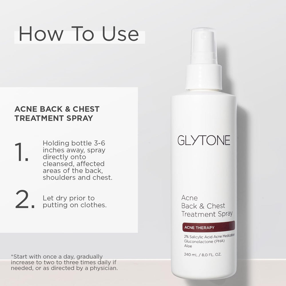 Glytone centella asiatica-infused formula supports gentle body acne care and renewal
